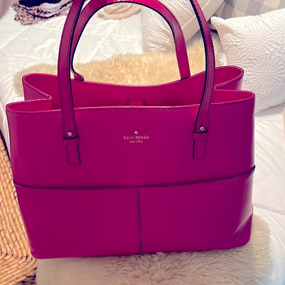 Large Kate Spade Tote/Purse -Beautiful Hot Pink